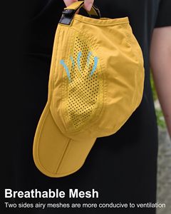 Casquette de camionneur unisexe avec sangle réglable, 100% polyester, respirante, imperméable, chapeau de sport pour hommes et femmes, tenue décontractée, activités de plein air - Product Image 3