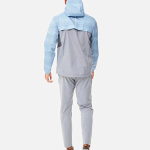 Ensemble de survêtement de jogging 100 % nylon pour homme, veste zippée coupe-vent en nylon, streetwear personnalisé, grandes tailles, ensembles d'hiver – Vente en gros - Product Image 3