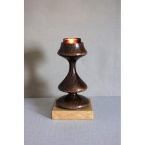 Estante de Madera para Mesa y Decoración de Esquina, Elegante Portavelas con Soporte para Linterna o Jarra - Product Image 2