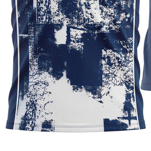 Custom Sublimated Unisex Tennis Jersey Crew Neck Short Sleeve Color Blocked Geometric Pattern Moisture Wicking Regular - Product Image 4