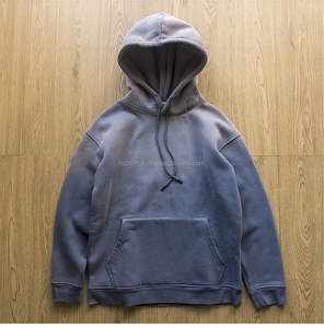 Sun Fade Hoodie Vintage Washed Comfort con tela polar suave, logotipo personalizado, etiqueta y embalaje para su marca - Product Image 5