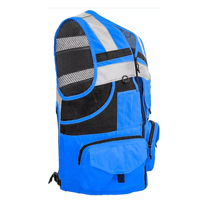 High Visibility Reflective Safety Vest Strong Protection Work <b>Jacket</b> with Strip for Personal Security & Construction <b>Workers</b> - Product Image 2