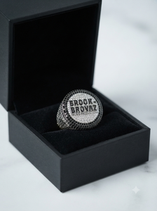 Custom Luxury Jewelry 925 Silver Moissanite Diamond Bling Iced Initial Name Letter Hip Hop Style Championship Fine <b>Rings</b> for Men - Product Image 3