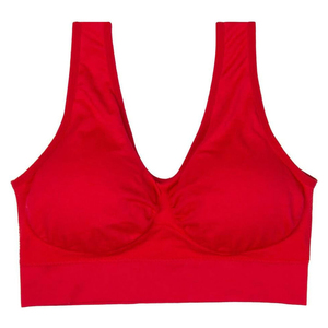 Nuevo Sujetador Deportivo de Yoga para Mujer, Talla Grande, Simple, de Alta Sujeción, para Actividades al Aire Libre, con Logotipo Bordado Personalizado en la Parte Delantera - Product Image 3