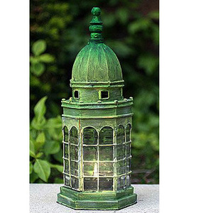 Elegant Iron <b>Lantern</b> <b>Candle</b> Holder with Antique Look Decorative Piece for Festive Decoration and Gift Purpose - Product Image 5
