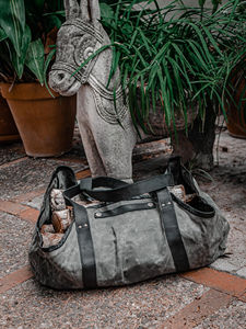 Porte-bûches en cuir de qualité supérieure pour bois de chauffage, accessoires de cheminée, support pour bûches - Product Image 2