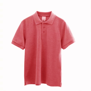 Polo pour homme en coton lourd 100 %, logo personnalisé, uniforme décontracté, tee-shirt de golf tricoté à manches courtes - Product Image 5