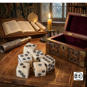 Dés de jeu cubiques en os de buffle blanc poli faits à la main, couleurs personnalisées, design personnalisable, caractéristiques écologiques par Blatant export - Product Image 3
