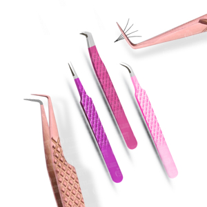 Pince à épiler en acier inoxydable pour extensions de cils, idéale pour séparer les cils naturels et assurer une prise parfaite, personnalisable avec logo OEM - Product Image 3