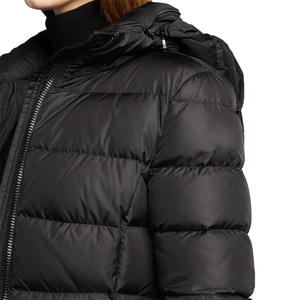 Manteau long matelassé pour femme, veste d'hiver chaude à capuche, parka à manches longues, manteau en duvet long - Product Image 4