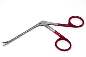 Pinzas Quirúrgicas Manuales de Acero de la Mejor Calidad, Tipo Alligator ENT, con Mandíbula Serrada y Recubrimiento Azul, Instrumento Quirúrgico con Certificación CE ISO de Grip Surgical - Product Image 4