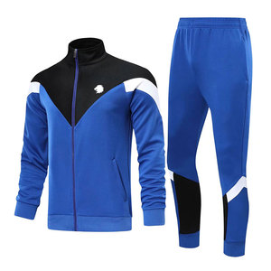 Chándal Deportivo de Alta Calidad para Entrenamiento de Invierno, con Cierre Completo, Resistente al Viento y Transpirable, con Estampado de Fútbol - Product Image 1