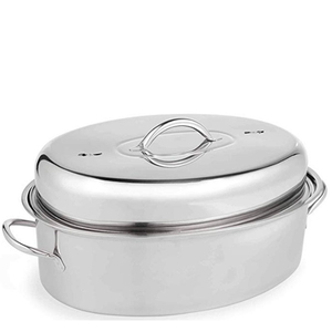 Elegante bandeja para asar para una cocina familiar saludable y deliciosa con un diseño espacioso de acero inoxidable, cómoda de usar - Product Image 3