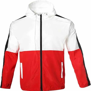 เสื้อแจ็คเก็ตกันฝนแบบซิป ¼ ตัว  ผ้าโพลีเอสเตอร์ ไนลอน คุณภาพสูง สำหรับผู้ชาย - Product Image 1