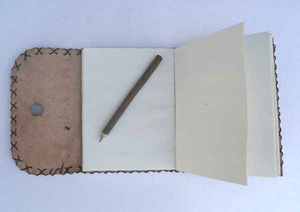 Journal Leather Travelers Notebook Custom Printing Hard Cover Journals A4 A5 <b>A6</b> White School Notebooks Journal - Product Image 3