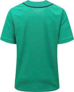 เสื้อเบสบอลแบบติดกระดุมทั้งตัวสำหรับผู้ชายรุ่นใหม่ ระบายอากาศได้ดี ไซส์ใหญ่ คุณภาพสูง ผลิตจากโพลีเอสเตอร์ - Product Image 4