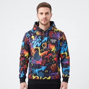Sudadera con Capucha Sublimada Personalizada para Hombre, Sudadera con Estampado Completo, Ropa Deportiva Suave y Transpirable para Gimnasio, Entrenamiento, Uso Casual al Aire Libre - Product Image 5