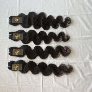Extensiones de pelo ondulado brasileño, pelo virgen de visón, sin procesar - Product Image 4