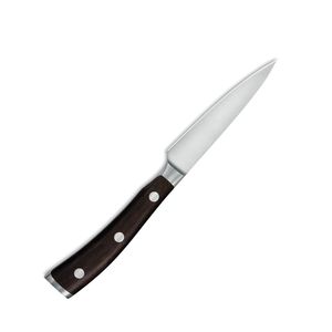 Couteaux à éplucher en acier inoxydable de qualité supérieure, couteaux de cuisine avec manche ergonomique noir pour couper et tailler les fruits et légumes - Product Image 4