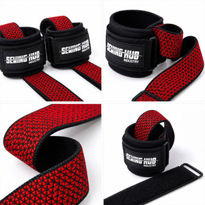 Sangles de musculation personnalisées avec logo, antidérapantes, pour athlètes professionnels, équipement de soutien, vêtements de sport commerciaux - Product Image 5