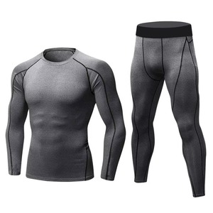 Men's Gym Sportswear Polyester/Nylon Breathable 240g Rash Guard MMA BJJ Set for Training & Competition - Product Image 4