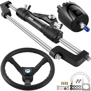 Kit di Sterzo Idraulico da 300HP con Pompa del Timone, Include Tubi Idraulici per Sterzo Barca, per Parti e Accessori - Product Image 1