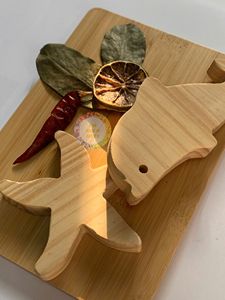 Puzzle d'animaux marins en bois écologique pour les tout-petits Jouet d'apprentissage sur le thème de l'océan avec des bords lisses et sûrs - Product Image 3