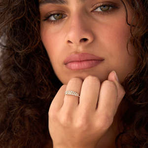 Leaf Inspired Diamond <b>Wrap</b> Ring14k Gold Plated 925 Sterling Silver Unique Ring Moissanite <b>Wedding</b> Ring Women's Stylish Jewelry - Product Image 3