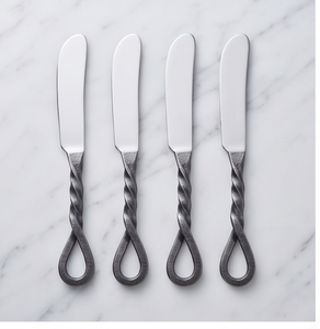 Silver Matte Finishing Cheese Butter <b>Knife</b> Set Curving Designed Handle Kitchenware Tools fFr Home Cutting <b>Kitchen</b> <b>Accessories</b> - Product Image 1