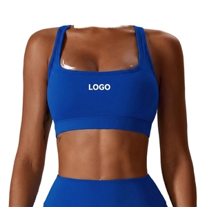 Janya 2026 Solid Sexy Gym Clothing Breathable Lightweight Sleeveless Fitness Top Square Neck Yoga Bras Halter Backless Front - Product Image 6