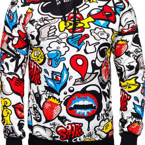 Sweat-shirts à capuche en polaire personnalisés brodés pour hommes en polyester/coton - Streetwear de haute qualité - Product Image 5