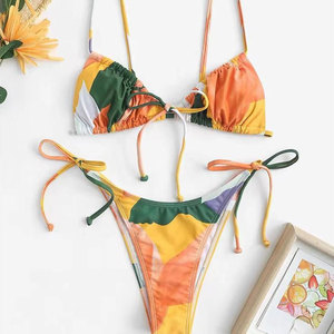 Conjuntos de Bikini para Mujer al Por Mayor, Diseño de Color Personalizado, Trajes de Baño de Playa de Primera Calidad para Adultos - Product Image 4