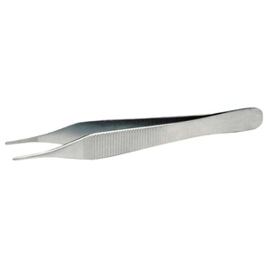 Pinzas Adson con Punta Serrada de 12 cm, Acero Inoxidable, Pinzas Quirúrgicas Dentales Manuales, Certificación CE ISO - Product Image 1