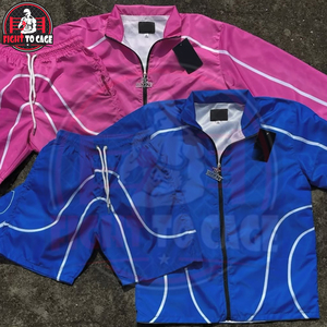 Conjunto Deportivo Cortavientos para Hombre 2026, 2 Piezas, Pantalones Cortos de Poliéster, Manga Larga, Casual, Otoño, Transpirable, Ropa Urbana - Product Image 6