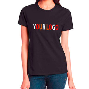 Camiseta Personalizada 100% Algodón, Corte Recto para Mujer, Camiseta Oversize - Product Image 1