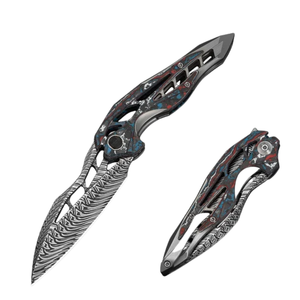 Couteaux pliants durables avec lame compacte et design facile à transporter pour le camping en plein air, la randonnée, la pêche et l'usage quotidien - Product Image 1