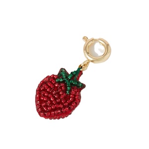 Porte-clés brodé de perles, accessoire de mode élégant, porte-clés en perles de rocaille colorées, design unique fait main - Product Image 4