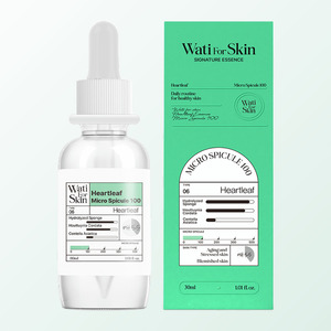 เซรั่มบำรุงผิวหน้าเกาหลี K-Beauty Whatiforskin Heartleaf Essence micro Spicule 100 ผลิตในเกาหลี 50 มล. สำหรับทุกเพศ - Product Image 6
