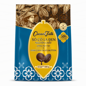 Chocolate Puro Oscuro Profesional 58% Cacao en Tabletas de 1KG para Galletas, Postres, Repostería Comercial y Fabricación de Alimentos - Product Image 1