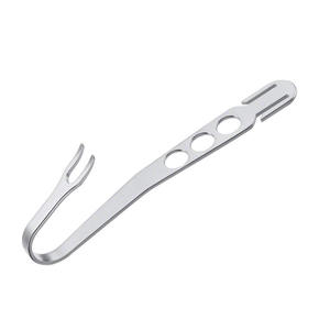 Retractor de Hueso Hohmann Curvo de 180mm y 240mm con Punta en U, Elevador de Hueso Ortopédico Quirúrgico, Retractor de Hueso CE OEM - Product Image 3