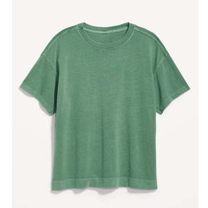 Camiseta de Verano Ecológica para Mujer, Hombros Caídos, Manga Corta, Estampado Personalizable, Tallas y Colores Variados, Secado Rápido y Transpirable, Superventas - Product Image 1