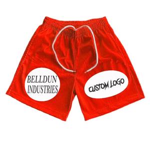 Pantalones Cortos Deportivos de Malla para Hombre, Transpirables, de Poliéster, de Secado Rápido, con Logotipo Personalizado, Ligeros, para Gimnasio y Entrenamiento, Novedad de Verano - Product Image 4