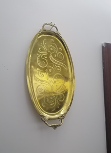 Bandeja de Servicio Funcional de Latón al por Mayor con Asas para un Agarre Fácil y Transporte Seguro Durante Eventos y Comidas - Product Image 2