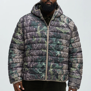 Chaqueta de Invierno para Hombre ARTIZ INTERNATIONAL, Cortavientos, Ecológica, con Capucha, Exterior de Nailon/Algodón, Detalle de Cuentas, Venta al Por Mayor - Product Image 6