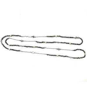 KGN SILVER JEWELLERY HOUSE Collier Perlé Peridot Améthyste Tourmaline en Argent Sterling 925 Fait Main Tendance pour Femme Mariage - Product Image 5