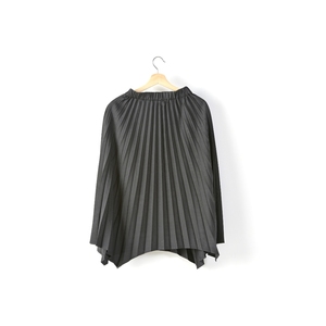 ODM tout nouveau mixte drapé rond polyester taille élastique jupes mi-longues - Product Image 3