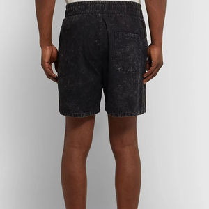 Shorts d'été 2026 de haute qualité pour hommes, 100% coton, personnalisables, style vintage déchiré, séchage rapide, pour le sport et le jogging - Product Image 4