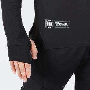 High <b>Tech</b> Fitted Half Zip Trainer Full Sleeves Moisture Wicking Quick Dry Athletic Gym Training Top - Product Image 6