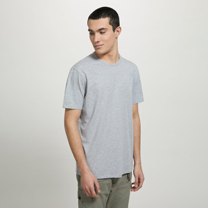 T-shirt décontracté surdimensionné à col rond en toile 100 % coton, personnalisé, de haute qualité, séchage rapide, coupe classique, design vierge - Product Image 6