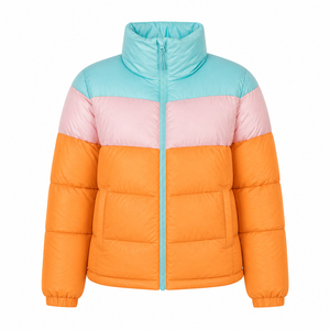 Abrigo largo acolchado para mujer con capucha, chaqueta de invierno gruesa y cálida, con cremallera completa, para clima frío, ropa exterior informal, venta al por mayor - Product Image 1
